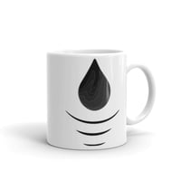 Inverted logo ceramic mug