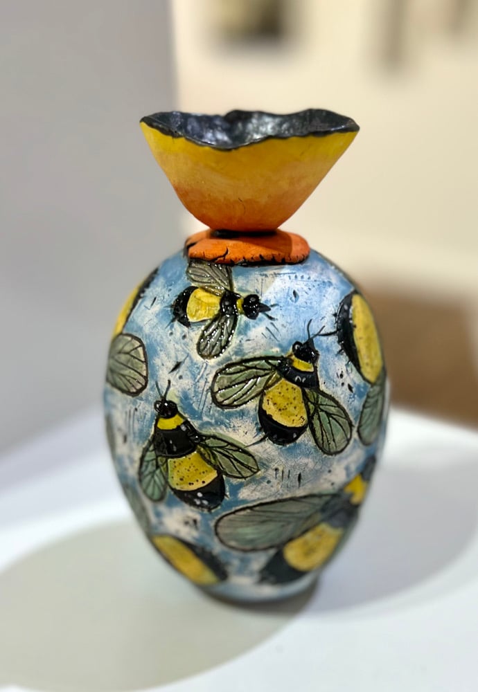 Image of Pollinators Vessel- Cynthia Marks