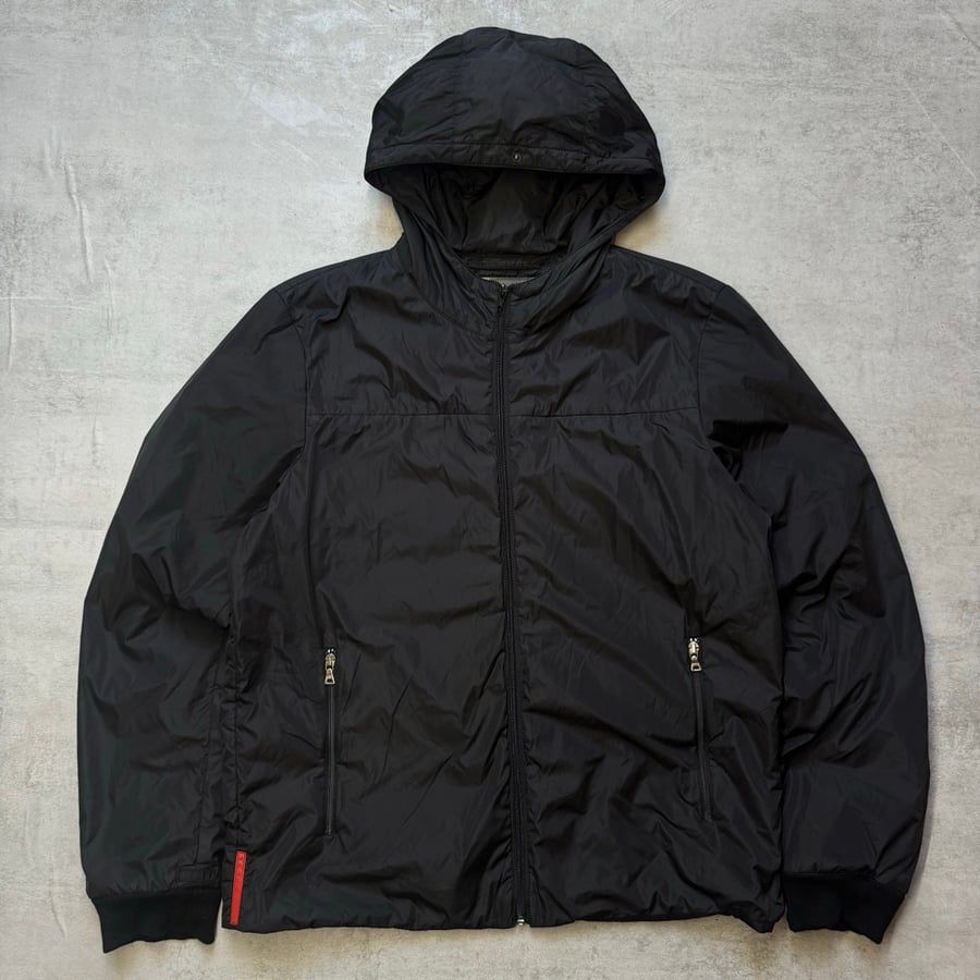 Image of 2000s Prada Sport Nylon Hooded Jacket, size large 