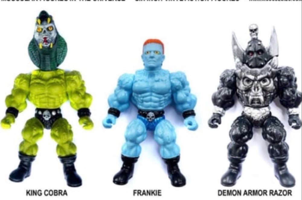 MUSCULOIDS 6” vinyl figure WAVE 3 & 4