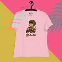 Image 3 of "Meowtorcycle" Relaxed T-Shirt