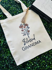 Blessed grandma tote bag 