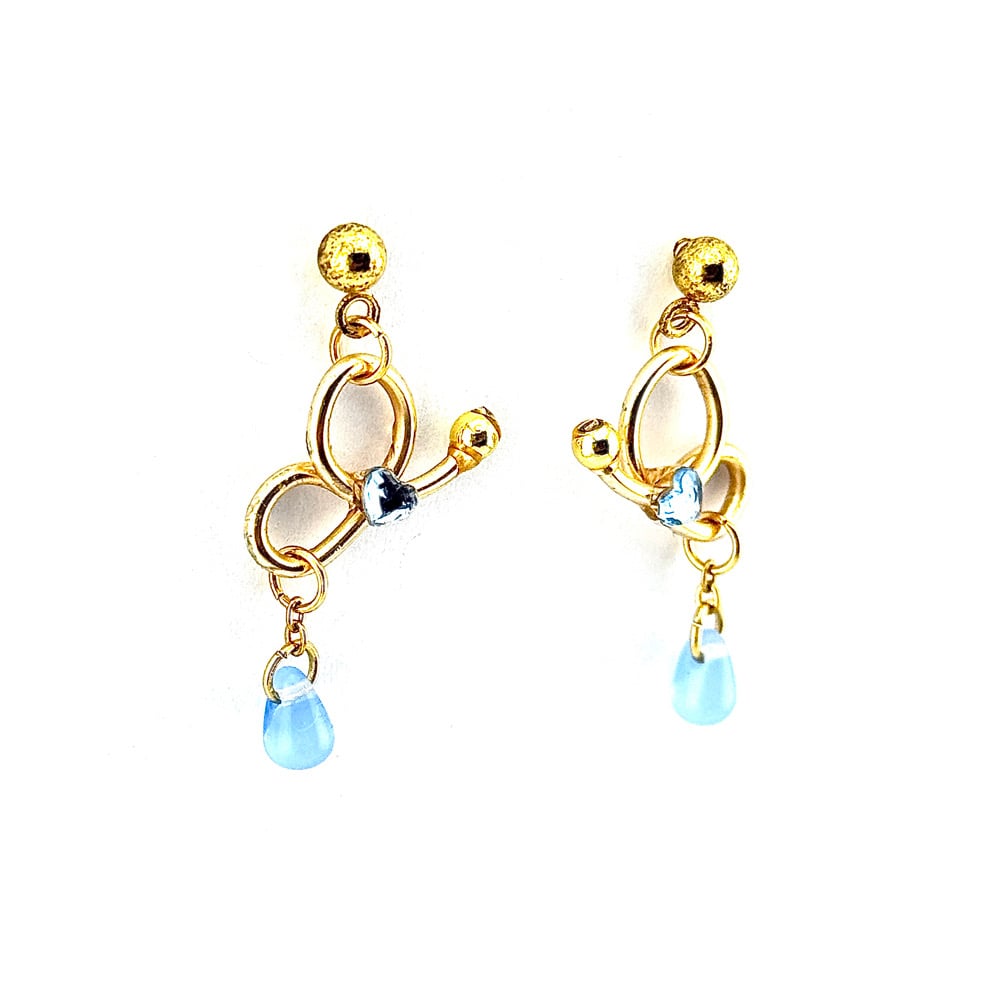 Image of Petite Blue Earrings