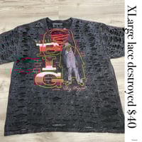 Xlarge biggie peace lace destroyed