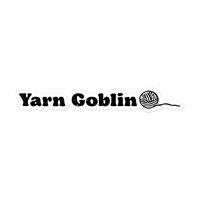 Image 1 of Yarn Goblin Vinyl Sticker - Funny  Fiber Artist Gift 