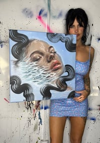 Image 3 of “SURRENDER” ORIGINAL ACRYLIC PAINTING BY NIKITA ROSALIND NIKI