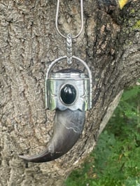 Image 1 of Large Black bear claw pendant 2