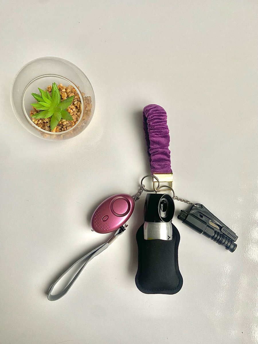 Image of Purple velvet practical set