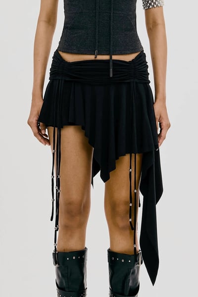 Image of GHOSTBOY - Reverent Skort (Black)