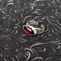 Image 3 of Garnet Bloom Ring
