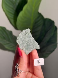 Image 11 of DOUBLE SIDED SUGAR COATED FOREST GREEN APOPHYLITE CRUST -INDIA- LOT 1