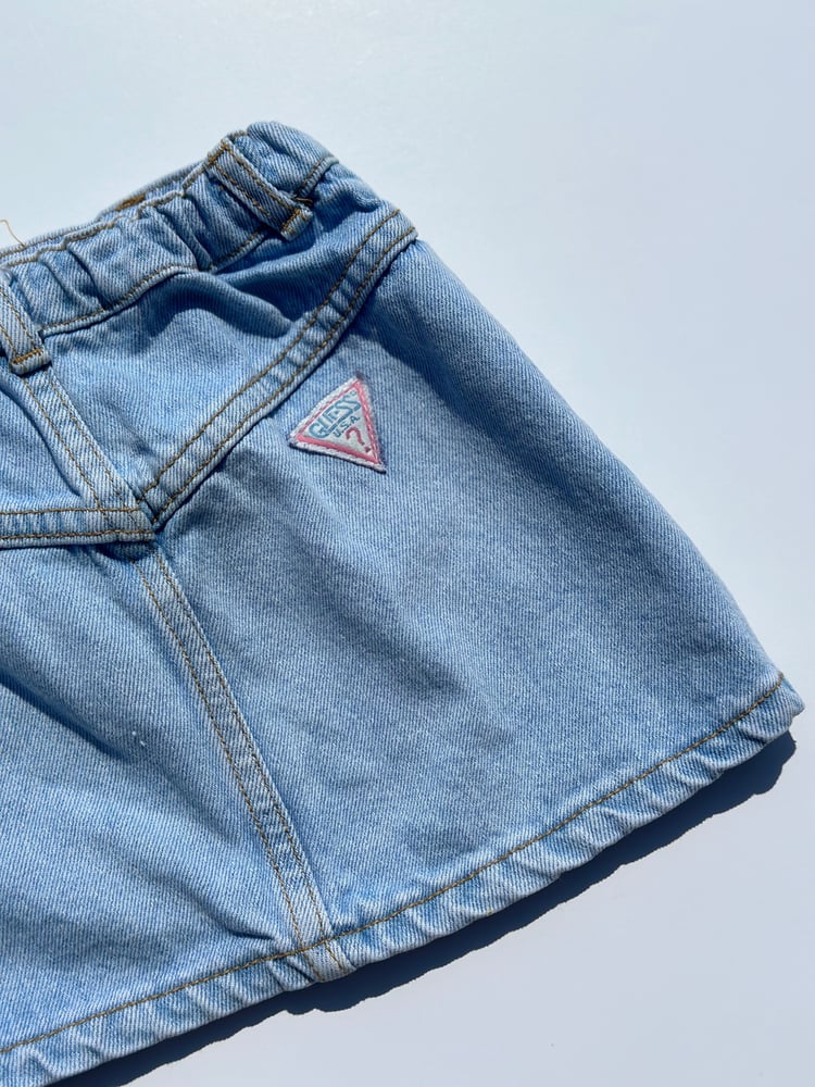 Image of Vintage Guess Jean Skirt 2Y