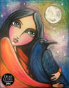 Raven Girl - Original Illustration