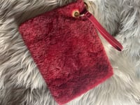 Image 2 of Burgundy Wristlet Clutch