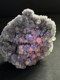 Image 14 of Druzy Fujian Quartz & UV Calcite Specimen #2143