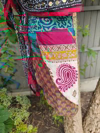 Image 5 of Wrap petal skirt 8-18 uk  turquoise green waistband