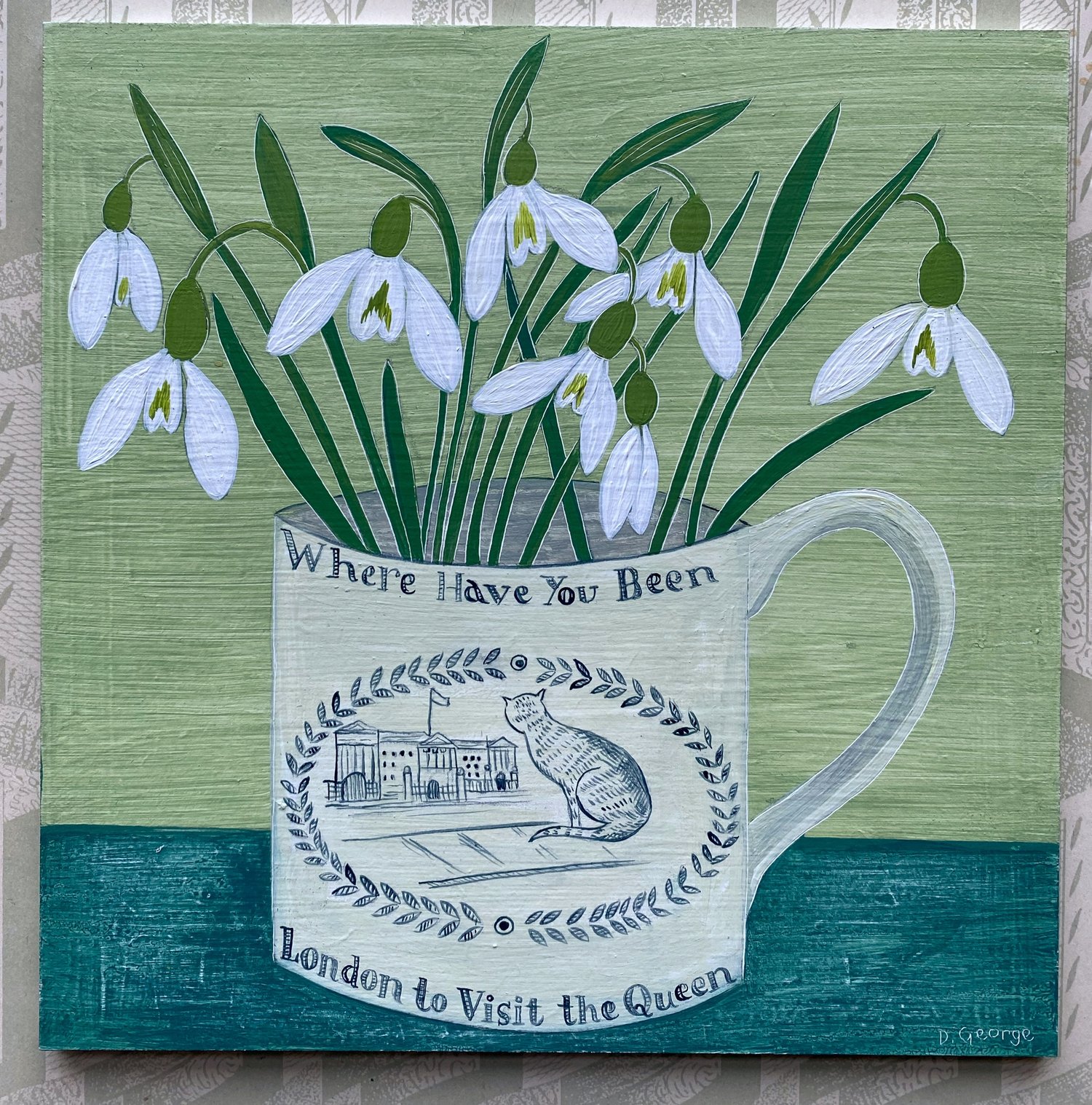 Image of Visiting the Queen cup and Snowdrops 