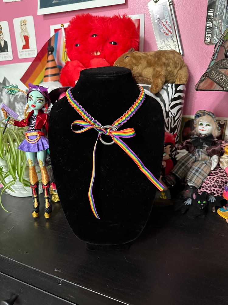 Image of Pride Bow Necklace