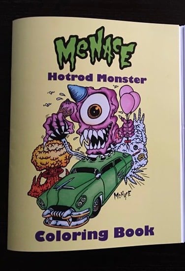 Image of Hotrod Monster Coloring Book