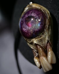 Image 6 of Nebula and bone pendant 