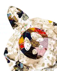 Image 4 of Re-worked 1 of 1 Batik Patchwork Sunburst Hoodie Size L