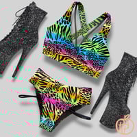 Image 1 of Rainbow Safari - Paige Top & Penelope shorts