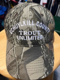 Image 1 of Schuylkill County Trout Unlimited Camo Trucker Hat