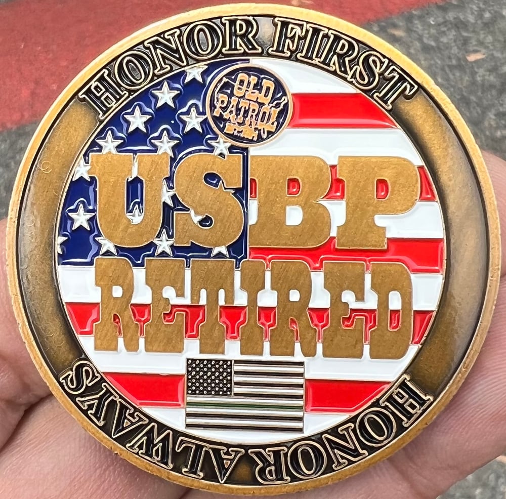 Image of USBP Retired Commemorative Coin