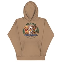 Image 1 of Idaho Pack Walks Hoodie (Front Logo, Light Colors)