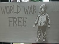 Image 2 of Collaboration piece with DNZUK of his piece " WorldWar Free"