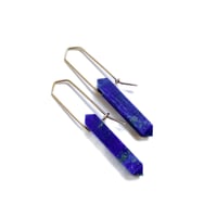 Image 2 of Lapis Point Earrings 