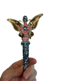 Image 3 of Journal Set With Rhinestone Butterfly Pen