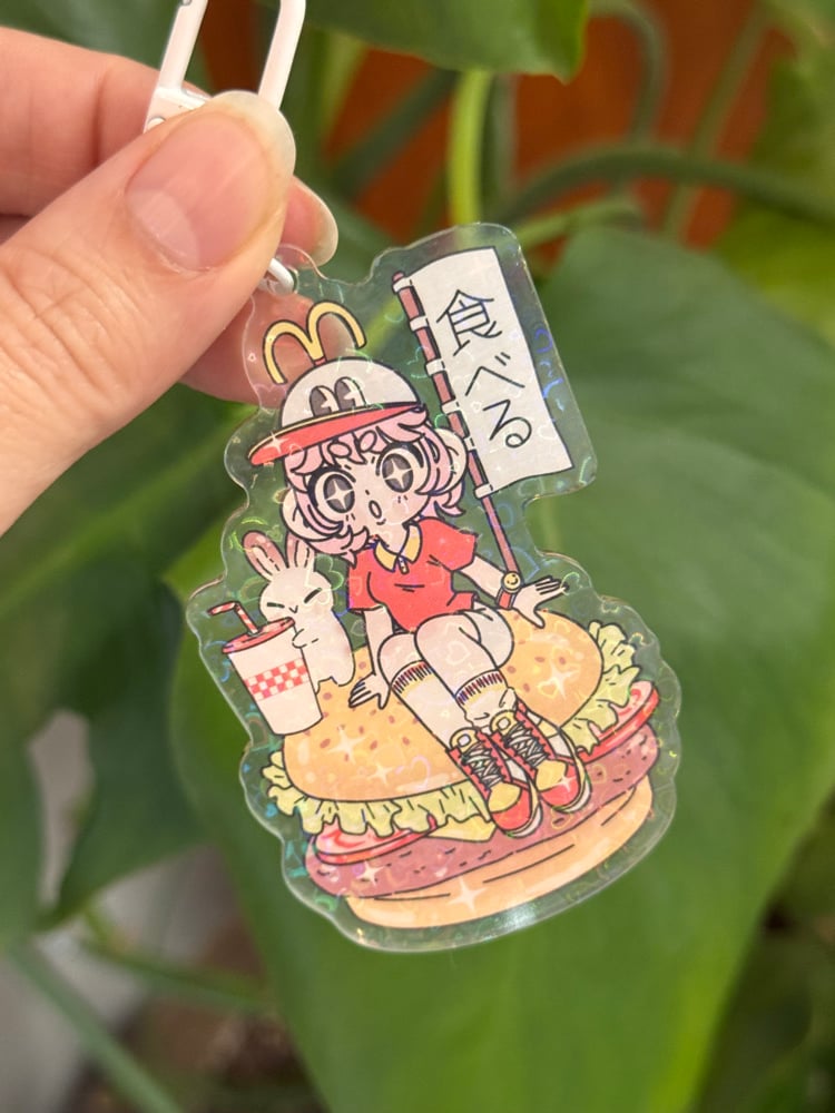 Image of "Burger Queen" Keychain