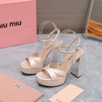 Image 20 of Miúmiu Crystal Block Heels