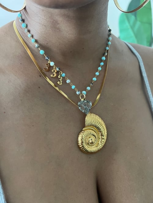 Image of NIANIA • Beaded Angel Number Necklace