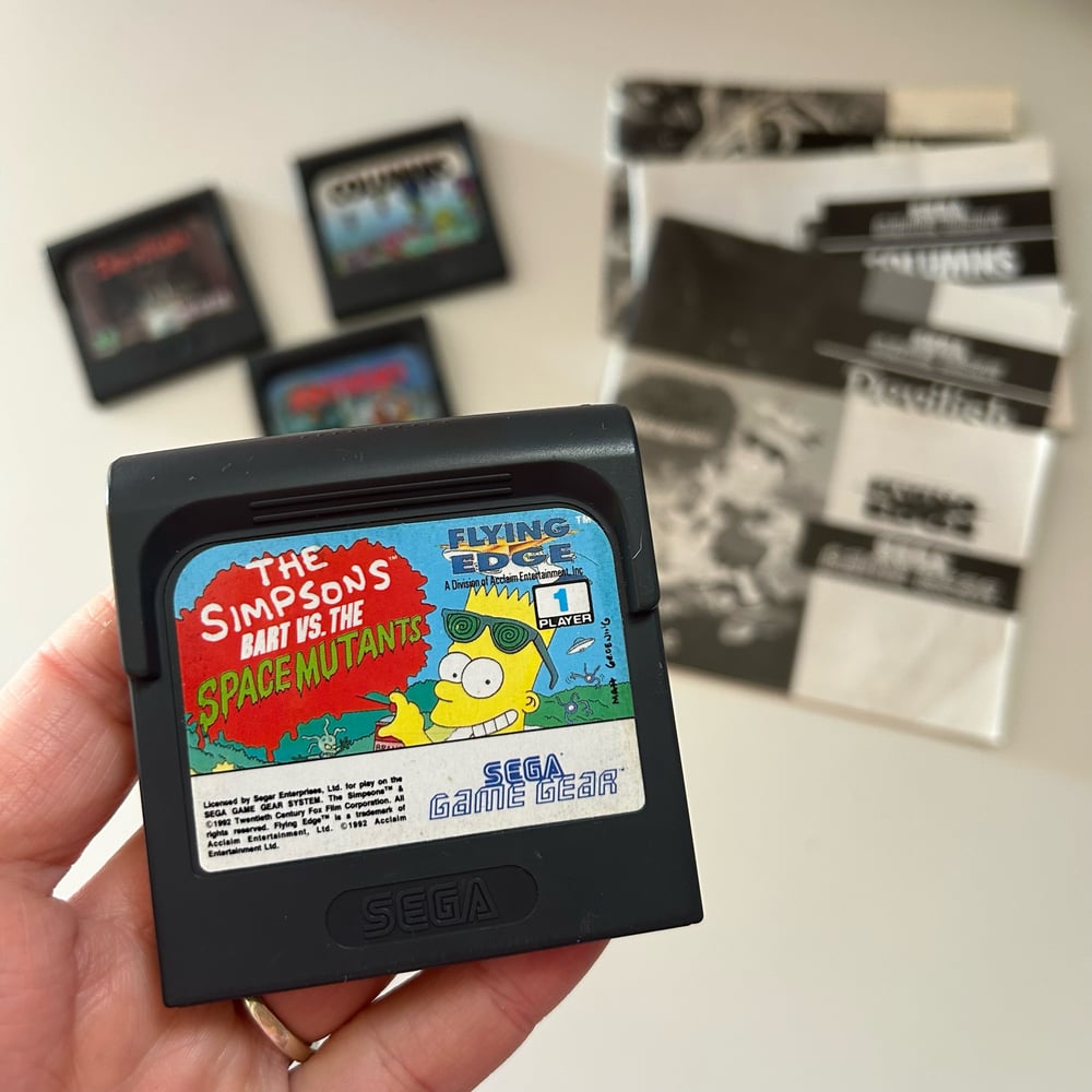 Image of JEUX GAME GEAR AVEC NOTICE (A L'UNITE)