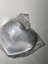 Image 1 of Clear Quartz Heart $30