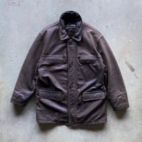Image 1 of 90's CAMEL HEAVYWEIGHT LEATHER COAT