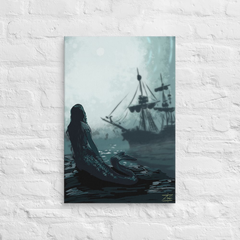Only the siren sees on Canvas