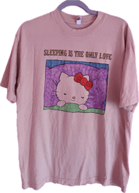 Image 1 of sleeping is the only love (men’s medium)