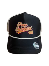 Image 1 of Tan/Black Baltimore trucker  copy