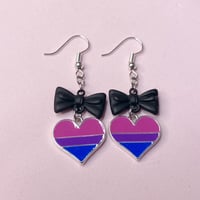 Image 2 of Bi Pride Dangles 