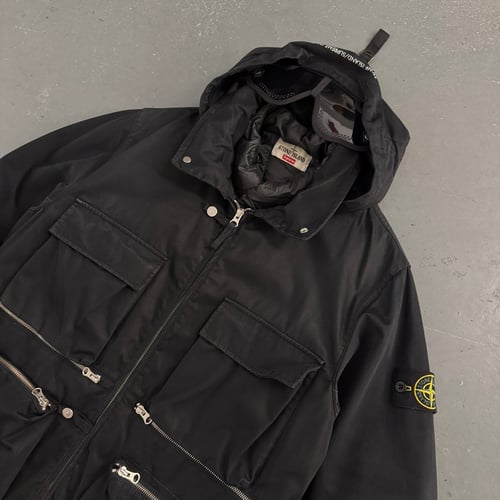 Image of AW 2018 Supreme x Stone Island Raso Gommato Helicopter Jacket, size small