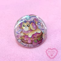 Image 1 of XL Glitter Fidough Button Badge 