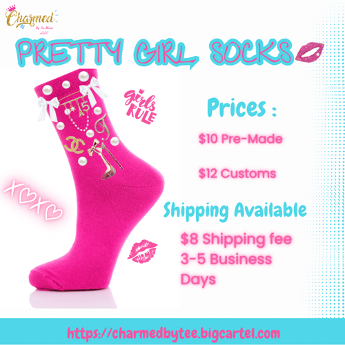 Image of Pretty Girl Socks 🎀🧦✨