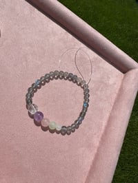 Image 2 of Labradorite bracelet 灰月光彩珠手链