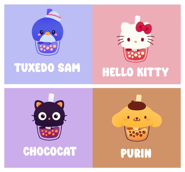 [CHARMS] Sanrio Boba Charms 🤍 Image 3