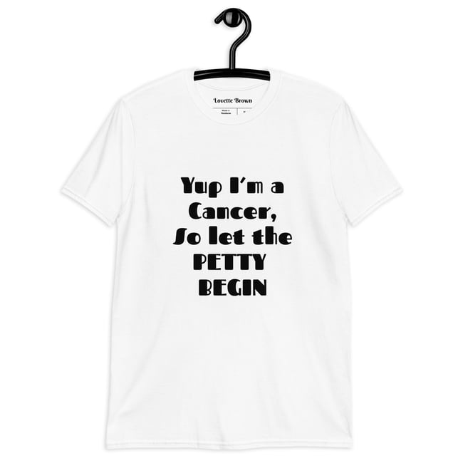 Yup I’m a Cancer Short-Sleeve Unisex T-Shirt