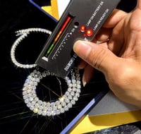 Image 5 of Luxury 925 Sterling Silver 3mm Four Claw VVS Moissanite Tennis Bracelet