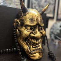 Image 4 of CUSTOM MASK - Hannya - Gold Leaf